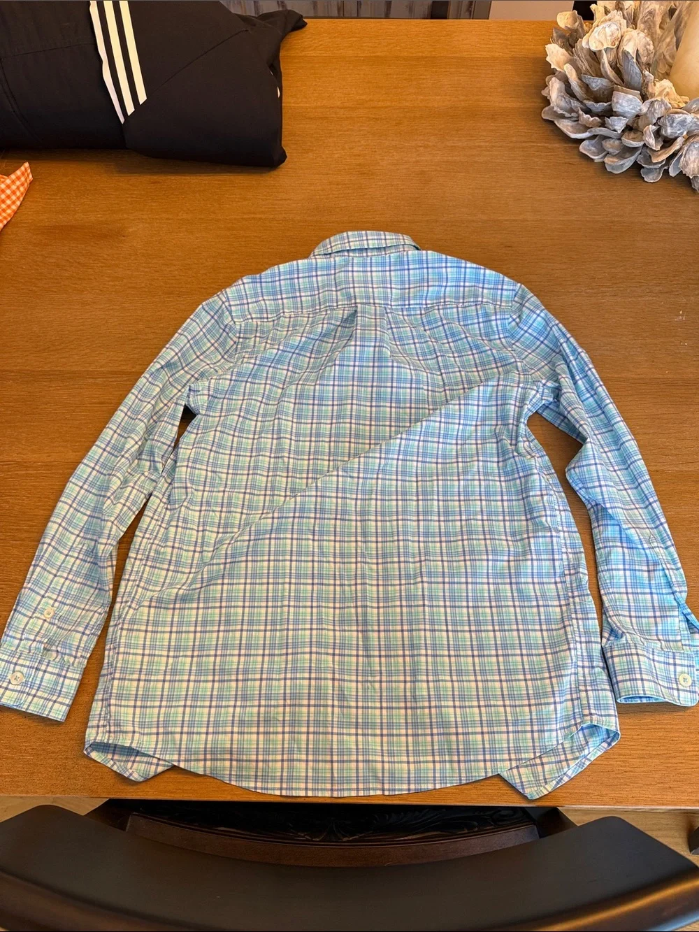 Vineyard Vines Blue Plaid Button-Down Shirt